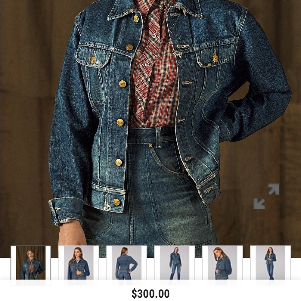LEE VINTAGE JEAN JACKET NWT!